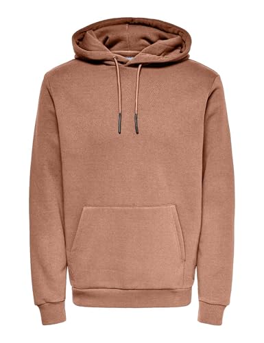 ONLY & SONS Herren Onsceres Hoodie Sweat Noos Kapuzenpullover, Cork,XS von ONLY & SONS