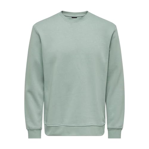ONLY & SONS Herren Onsconnor Reg Crew Neck Noos Sweatshirt, Chinois Green, M EU von ONLY & SONS