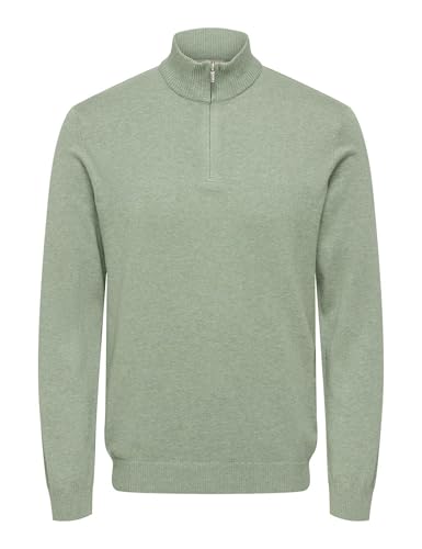 ONLY & SONS Onsloui Reg 12 Mel Half Zip Knit Noos von Only & Sons