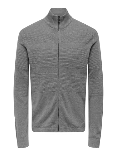 ONLY & SONS Onsmalik Reg 12 Pin Zip Cardigan Knit von Only & Sons