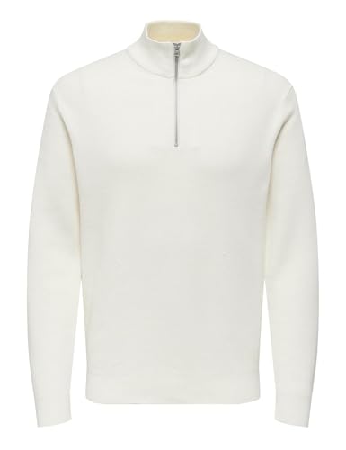 ONLY & SONS Onsphil Reg 12 Struc Half Zip Knit Noos von ONLY & SONS