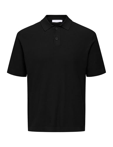 ONLY & SONS Onstony Reg 12 Ss Waffle Polo Knit von ONLY & SONS