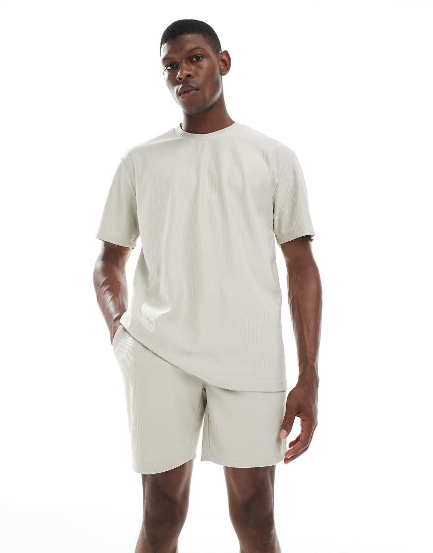 ONLY & SONS - Plissierte Shorts in Beige, Kombiteil-Weiß ONLY & SONS - Plissierte Shorts in Beige, Kombiteil-Weiß von ONLY & SONS