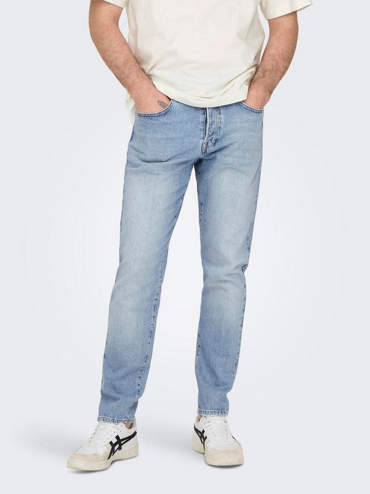 ONLY & SONS Relax-fit-Jeans ONSYOKE TAPERED WB 7850 DOT DNM NOOS von ONLY & SONS