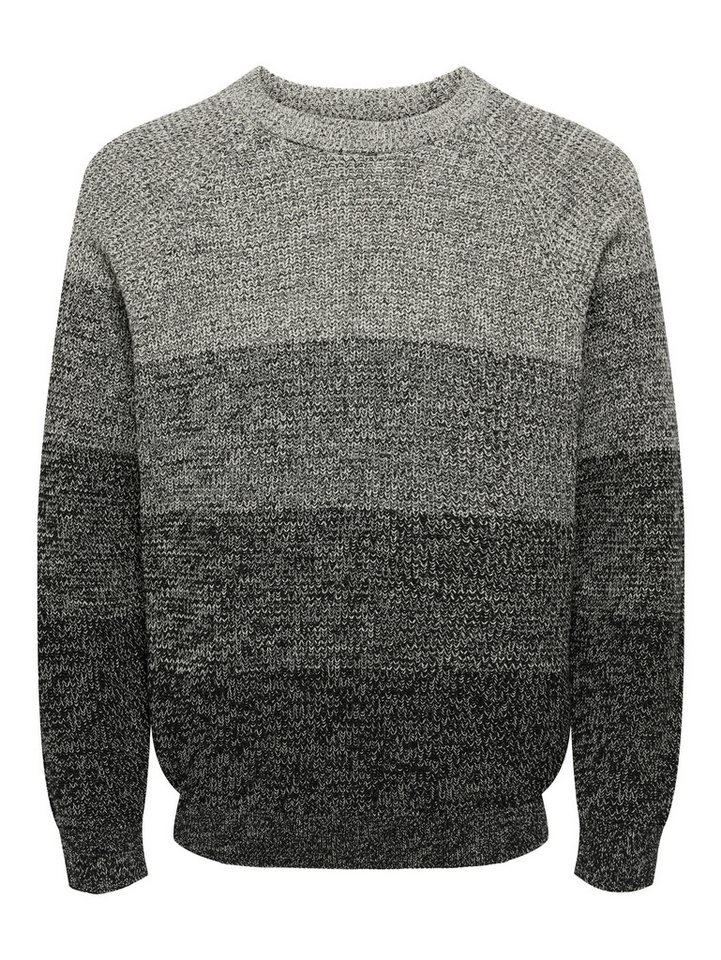 ONLY & SONS Rundhalspullover ONSBIRK RLX LS RAGLAN KNIT CAMP von ONLY & SONS