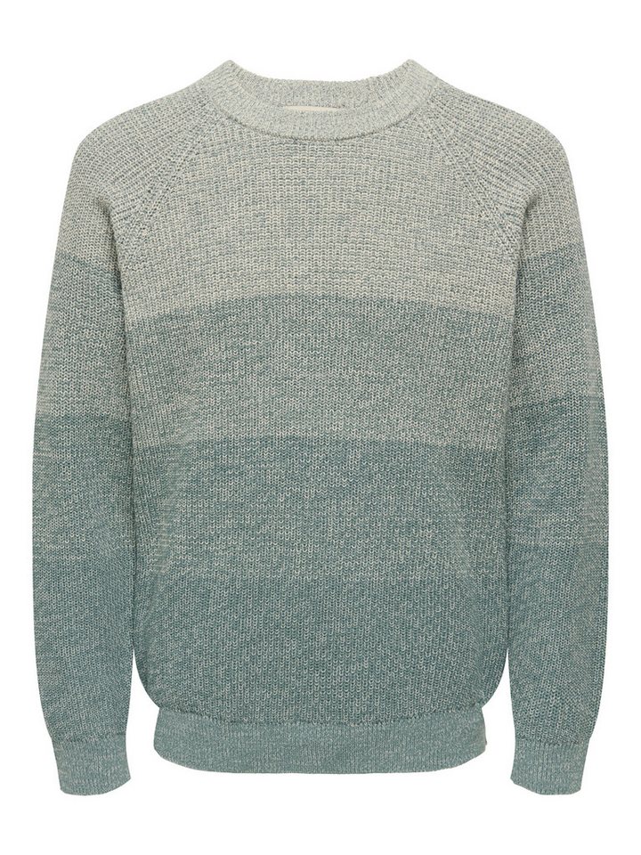 ONLY & SONS Rundhalspullover ONSBIRK RLX LS RAGLAN KNIT CAMP von ONLY & SONS