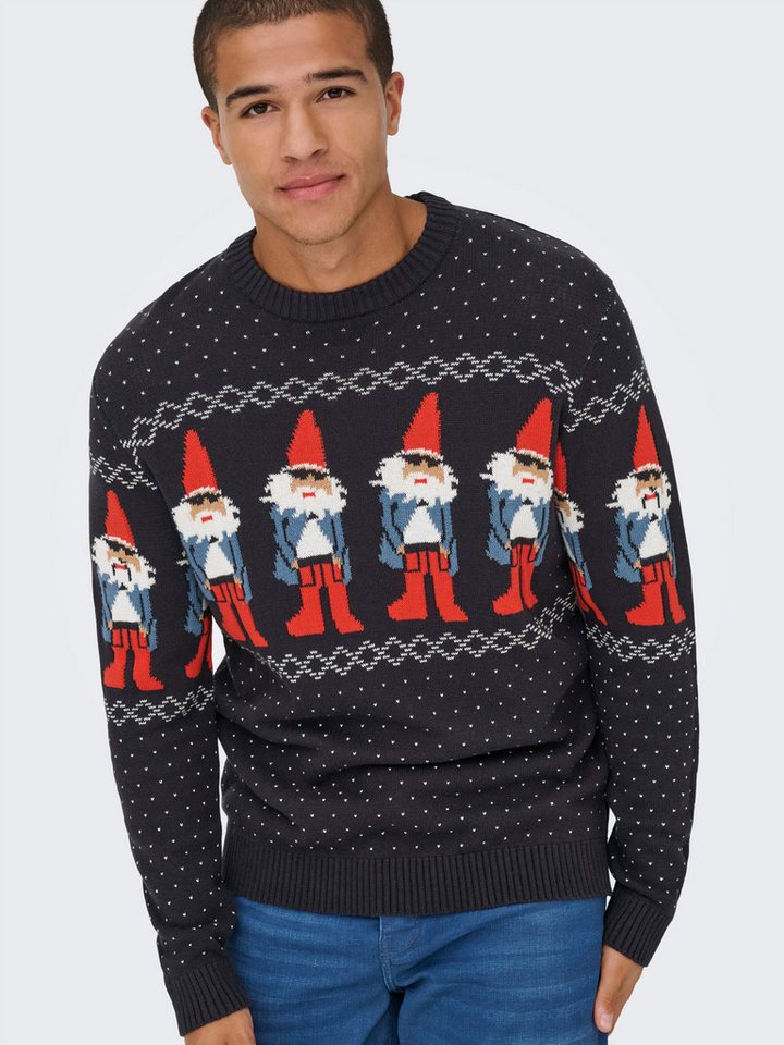 ONLY & SONS Rundhalspullover ONSX-MAX REG CREW KNIT von ONLY & SONS