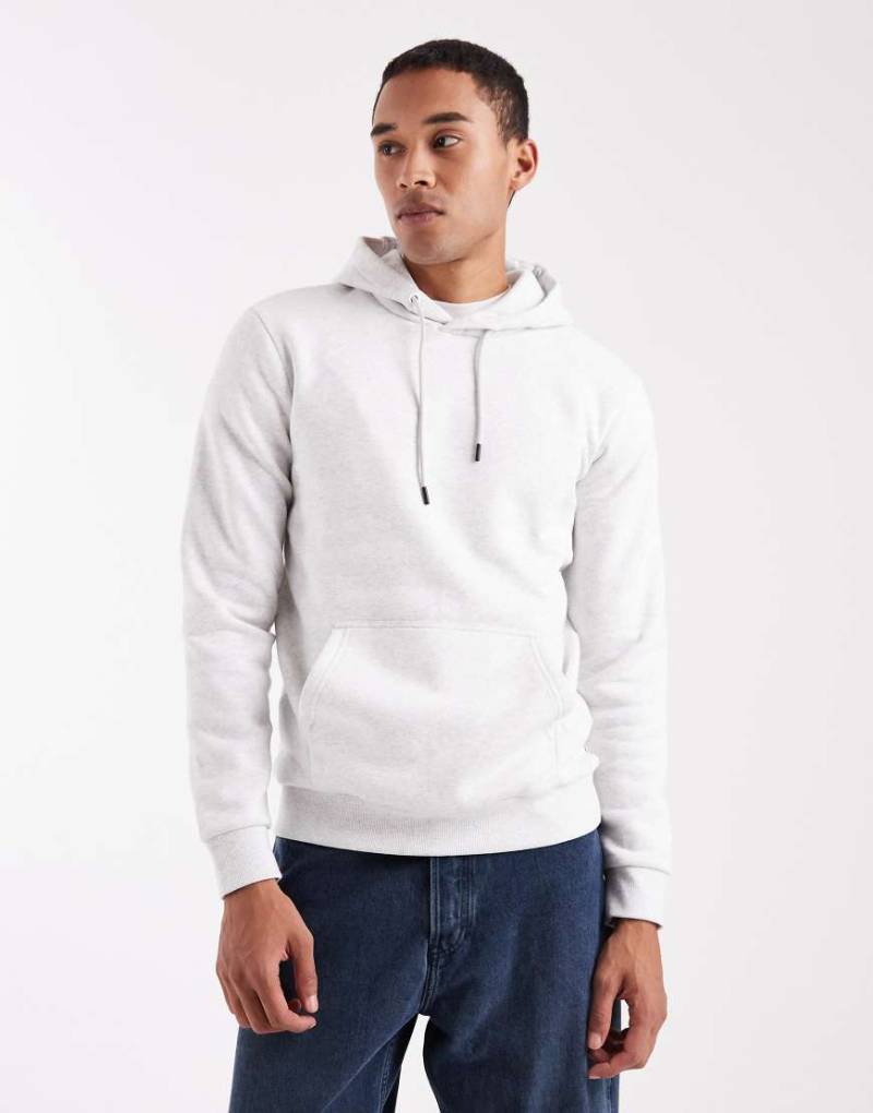ONLY & SONS - Slim-Fit-Kapuzenpullover in Hellgrau von ONLY & SONS