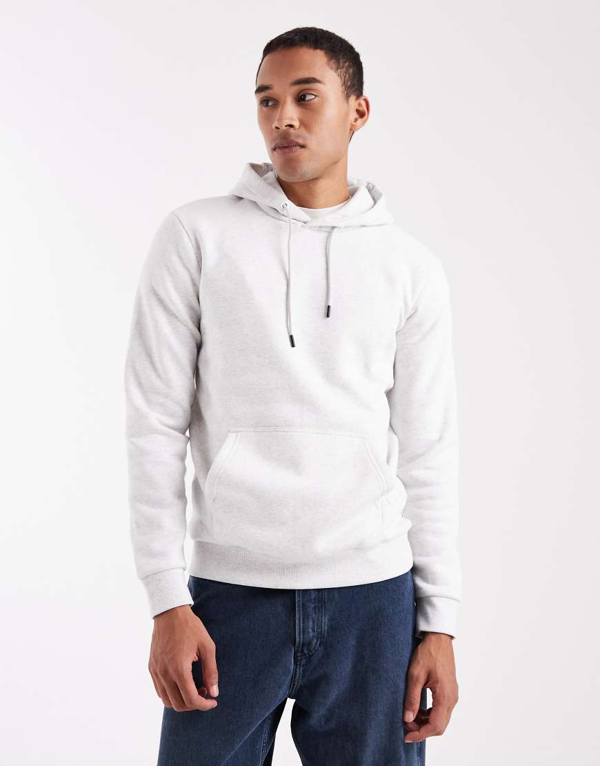 ONLY & SONS - Slim-Fit-Kapuzenpullover in Hellgrau von ONLY & SONS