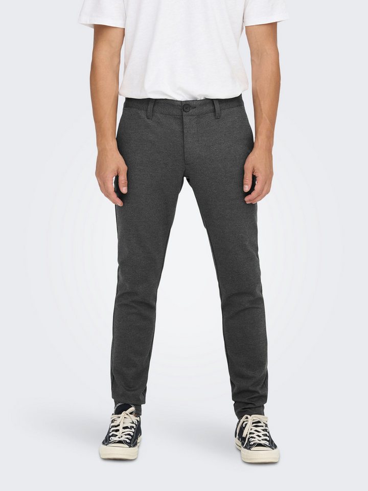 ONLY & SONS Stoffhose mit leichtem Strukturmuster ONLY & SONS Stoffhose mit leichtem Strukturmuster von ONLY & SONS