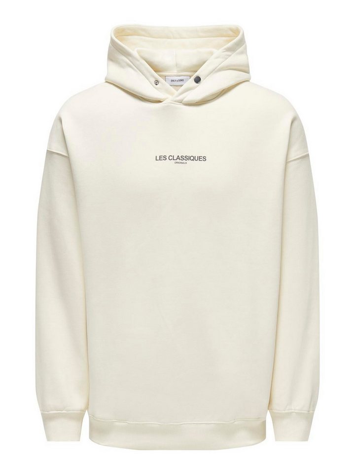 ONLY & SONS Strickpullover langarm locker geschnitten ONSLES CLASSIQUES RLX HOODIE SWEAT von ONLY & SONS