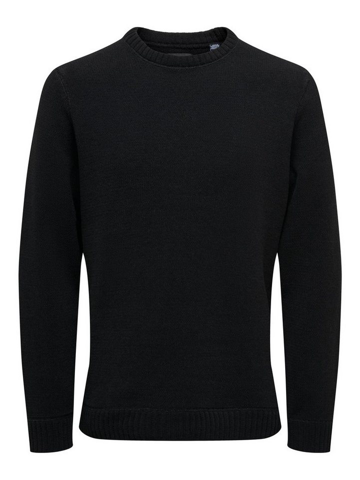 ONLY & SONS Strickpullover Weicher Strick Rundhals Grobstrick ONSESE LIFE REG 7 KNIT NOOS von ONLY & SONS