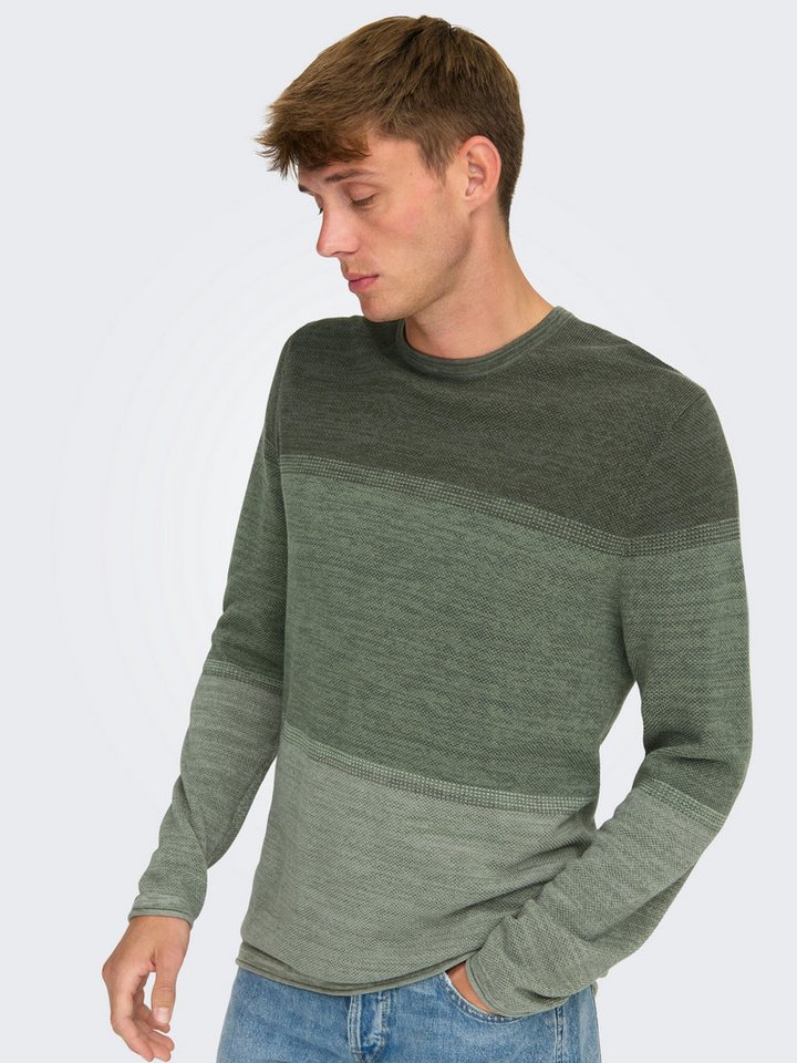 ONLY & SONS Strickpullover ONSFELIX REG 12 CREW KNIT NOOS von ONLY & SONS
