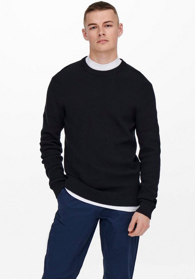 ONLY & SONS Strickpullover im Strukturmuster von ONLY & SONS