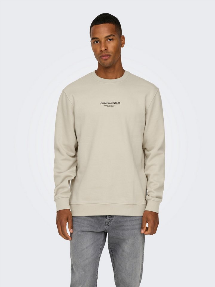 ONLY & SONS Sweatshirt ONSCURATED REG CREW NECK SWEAT von ONLY & SONS