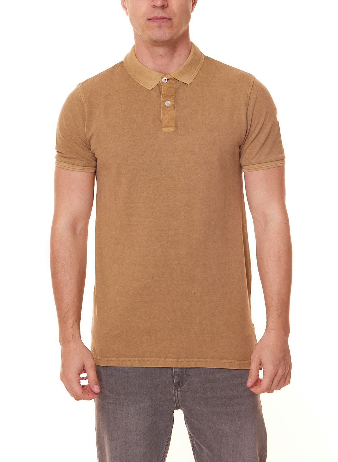 ONLY & SONS Travis Slim Washed Herren Polo-Hemd Polo-Shirt 22021769 Khaki von ONLY & SONS