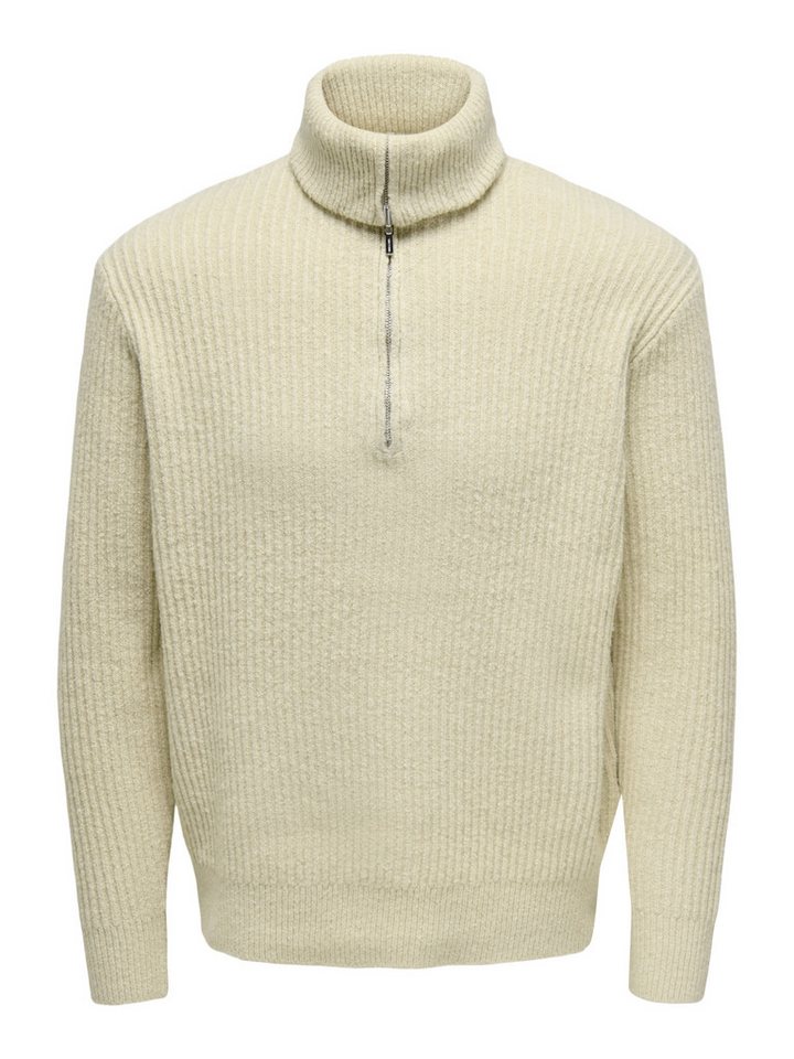 ONLY & SONS Troyer ONSFRAME RLX LS 1/2 ZIP HIGH NECK K von ONLY & SONS