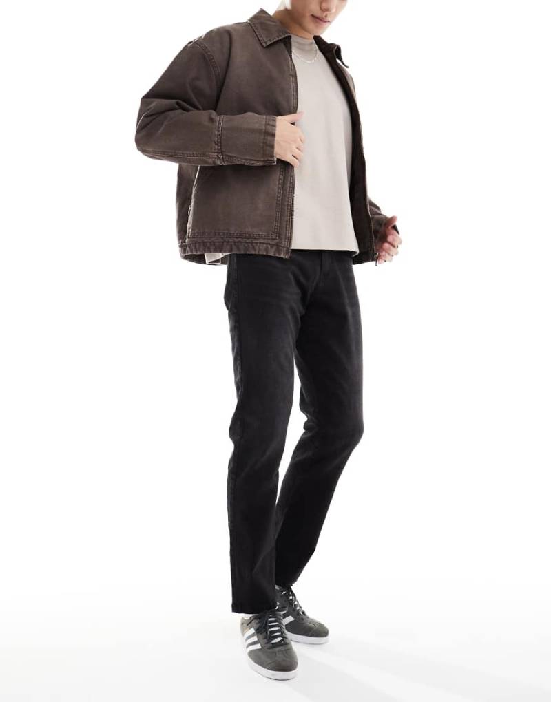 ONLY & SONS - Weft - Jeans mit regulärer Passform in Schwarz von ONLY & SONS