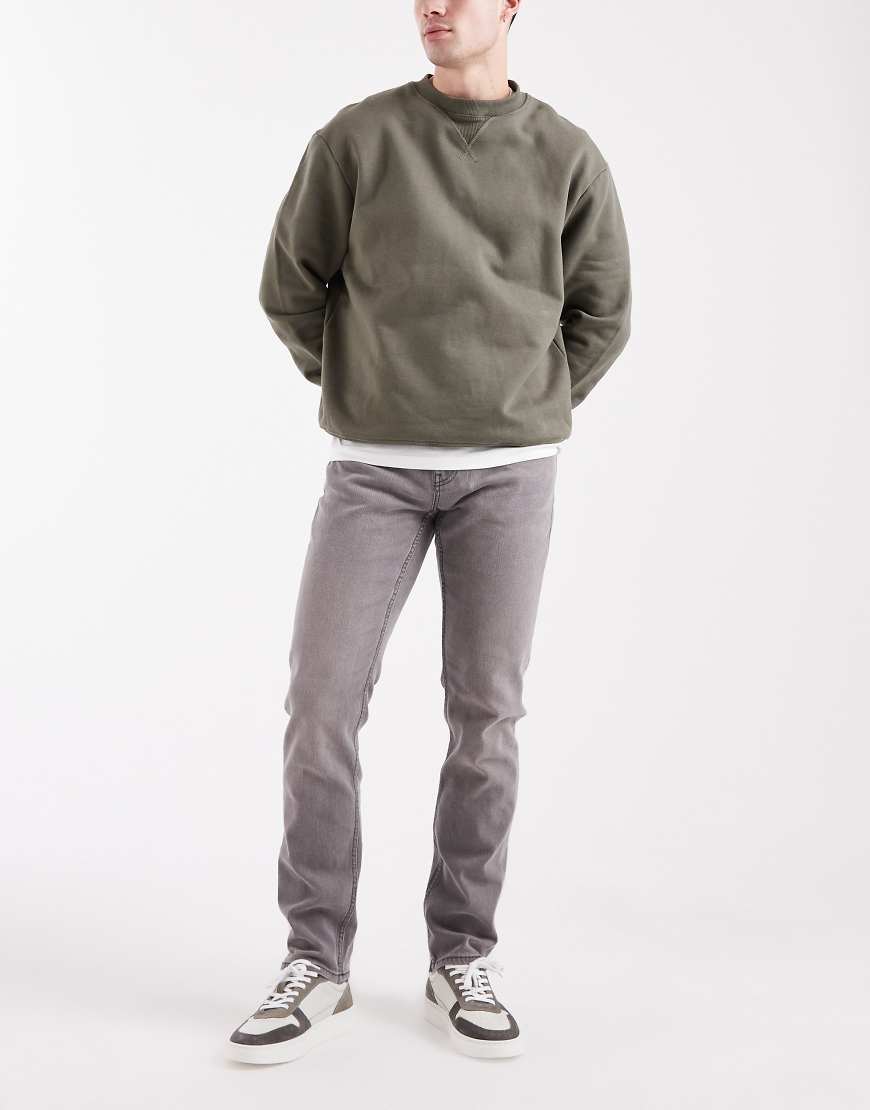 ONLY & SONS - Weft - Regular-Fit-Jeans in Grau von ONLY & SONS