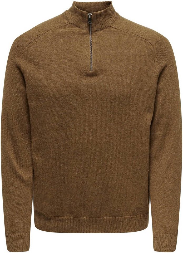 ONLY & SONS Wollpullover mit Reißverschluss von ONLY & SONS