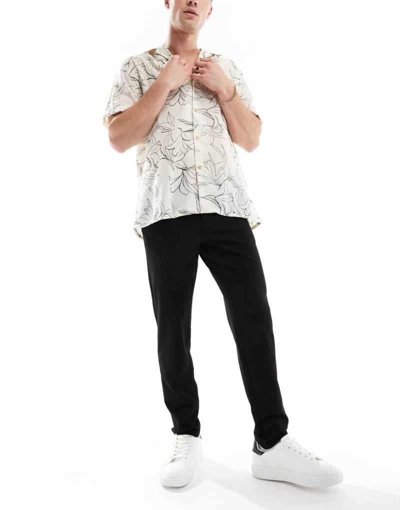 ONLY & SONS - Worker-Chinohose in Schwarz mit geradem Schnitt von ONLY & SONS