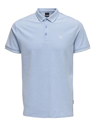 ONLY & SONS Male Polo Normal geschnitten Polokragen Poloshirt von ONLY & SONS