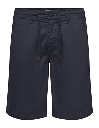 ONLY & SONS Herren ONSLOC 0157 Shorts 22029213,Dark Navy,S von ONLY & SONS