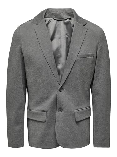 ONLY & SONS Herren Onsmark Slim 0209. Blazer Noos, Medium Grey Melange, M von ONLY & SONS