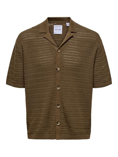 ONSTHIAGO OVZ 7 SS Resort Crochet Shirt von ONLY & SONS