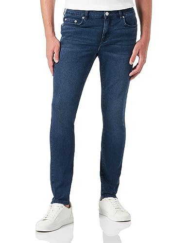 ONLY & SONS Herren Onswarp Skinny 7898 Ey Box Jeans, Dark Blue Denim, 30W / 34L von ONLY & SONS