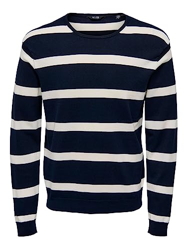 ONSWYLER Life REG 14 LS Stripe Crew Knit ONSWYLER Life REG 14 LS Stripe Crew Knit von ONLY & SONS