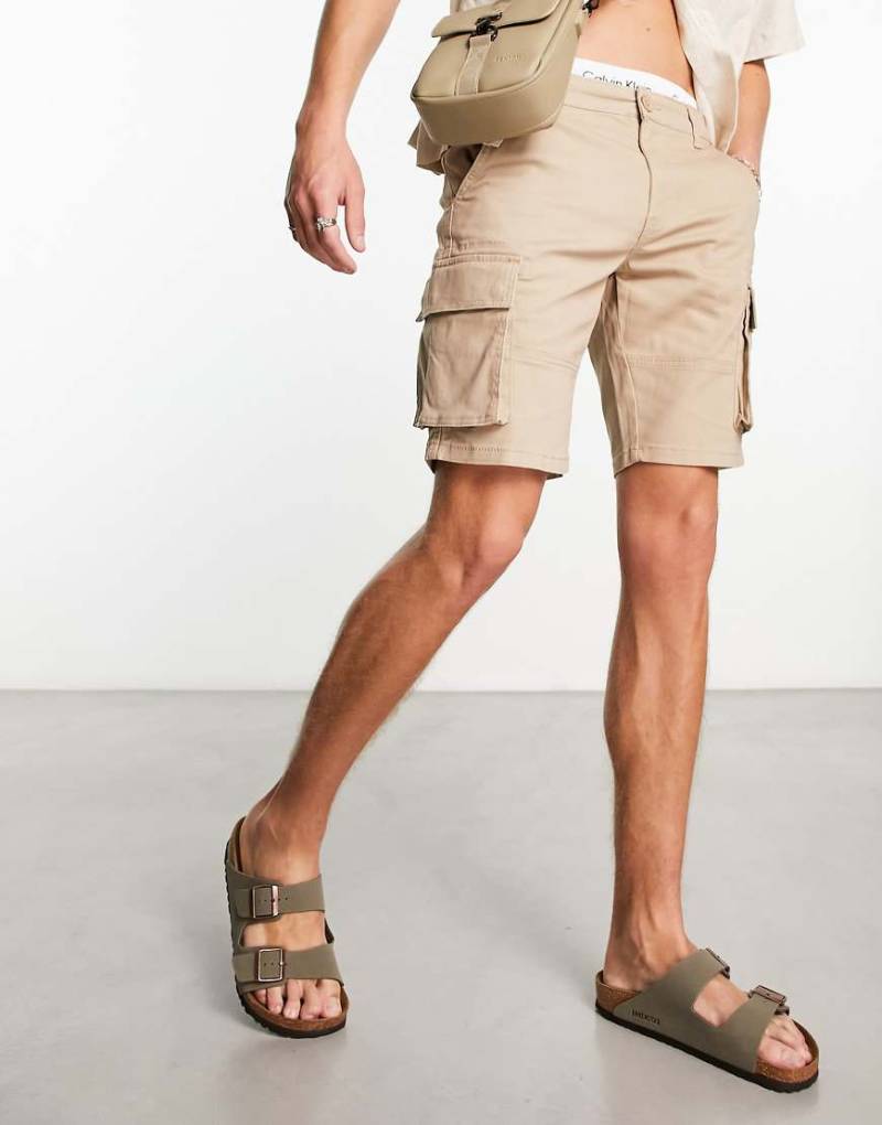 ONLY & SONS - Cargo-Shorts in Beige-Braun von ONLY & SONS