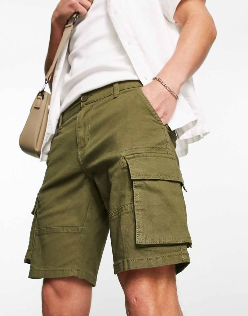 Only & Sons - Cargoshorts in Khaki-Grün von ONLY & SONS