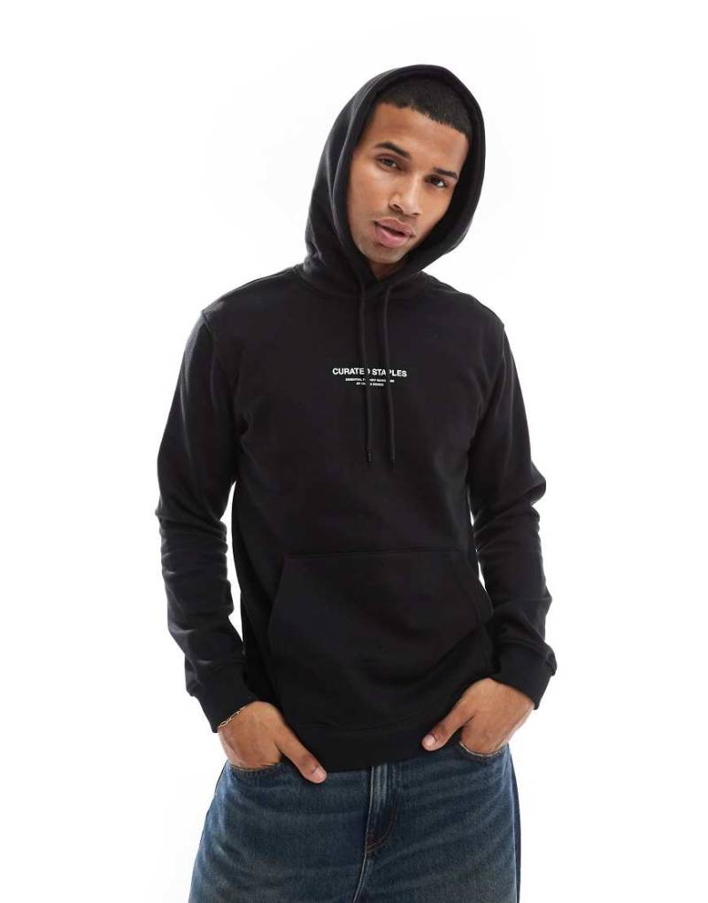 Only & Sons - Curated - Kapuzenpullover in Schwarz von ONLY & SONS