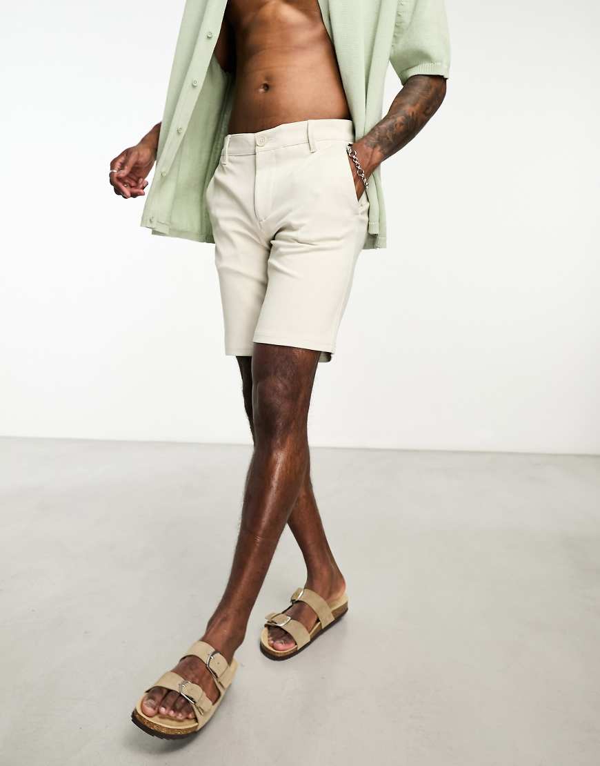 ONLY & SONS - Elegante Jersey-Shorts in Beige-Neutral ONLY & SONS - Elegante Jersey-Shorts in Beige-Neutral von ONLY & SONS