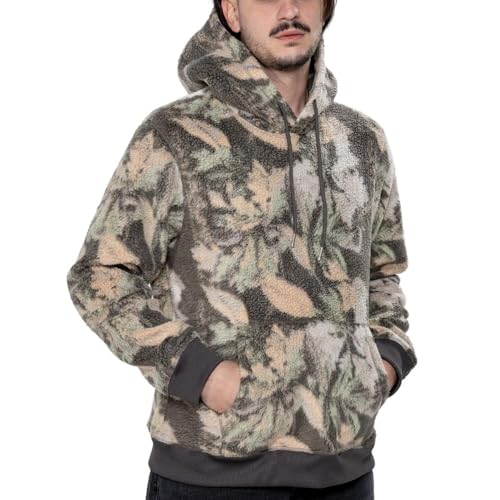 Only & Sons Emilio Pinstripe Herren-Kapuzenpullover, Khaki, kaki, XL von Only & Sons