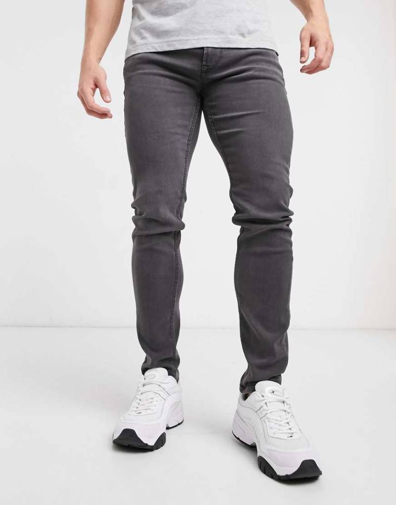 Only & Sons - Enge Jeans in Grau von ONLY & SONS