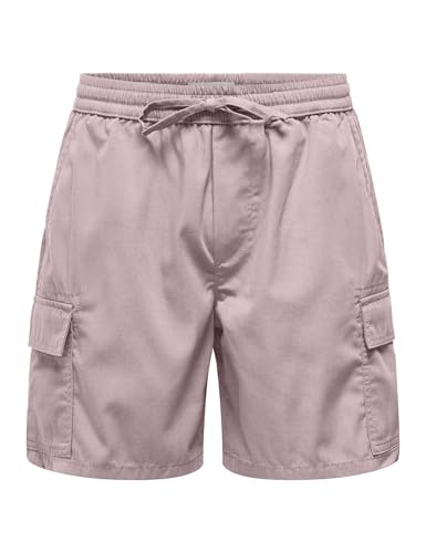 Only & Sons Herren Onskal Cargo 0287 Shorts, Burnished Lilac, L von ONLY & SONS