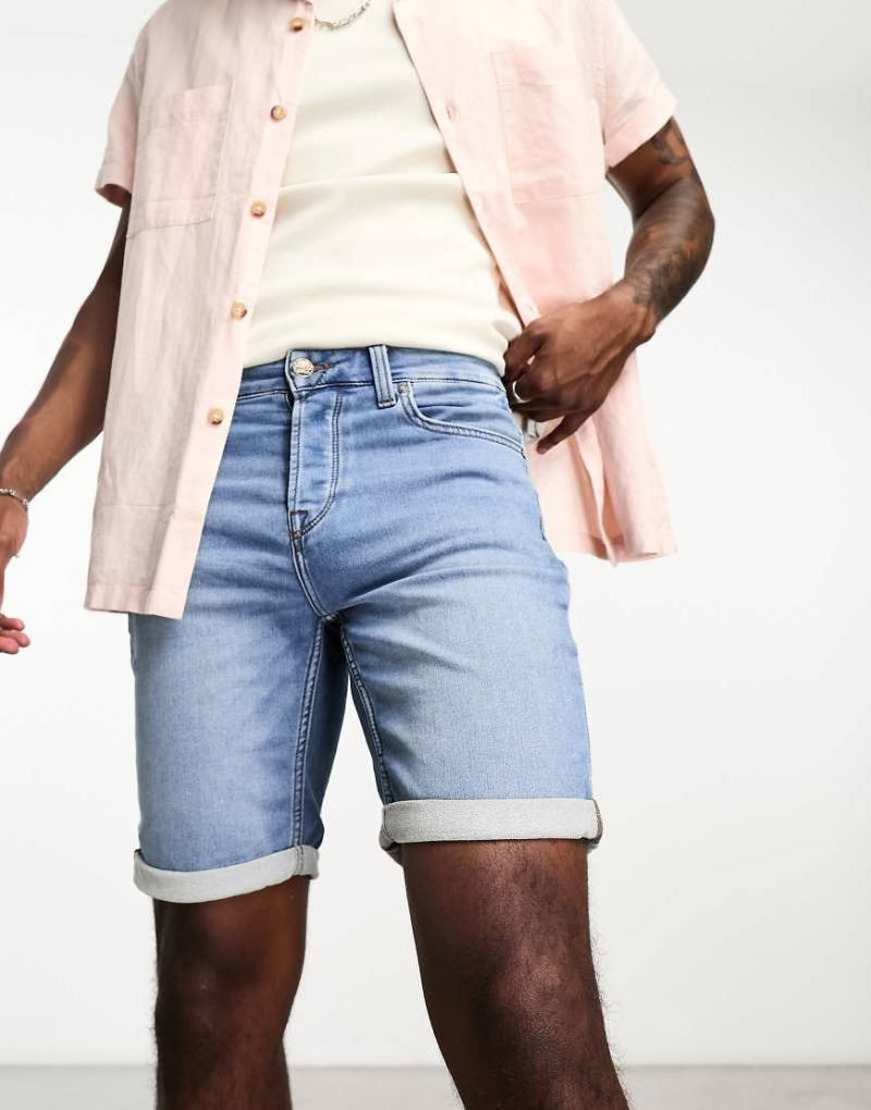 Only & Sons - Jeansshorts in Mittelblau von ONLY & SONS