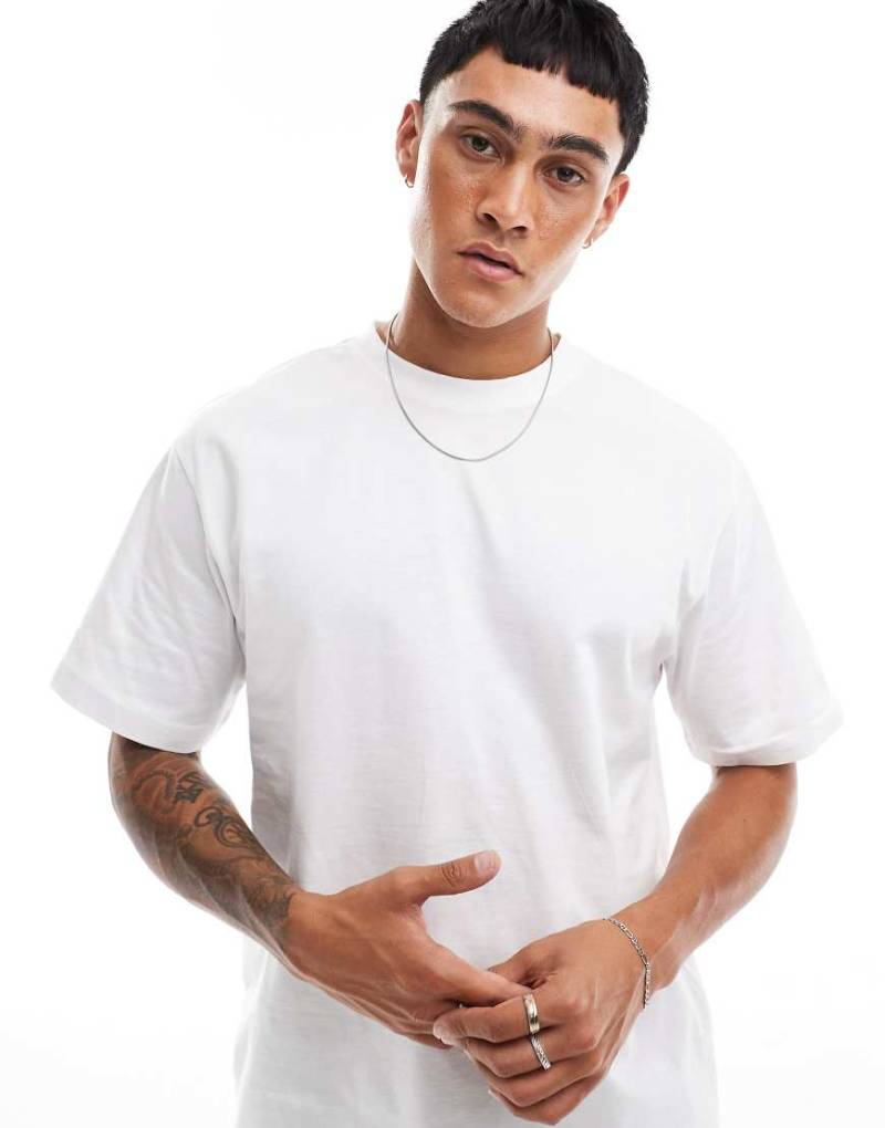 Only & Sons - Locker geschnittenes T-Shirt in Weiß von ONLY & SONS