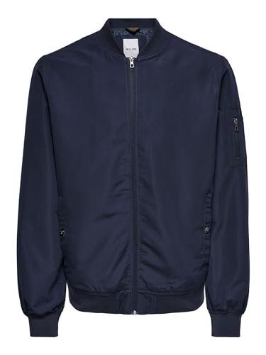 Only & Sons NOS Herren ONSJACK BOMBER NOOS OTW Bomberjacke, Grün (Night Sky Night Sky), X-Small (Herstellergröße: XS) von ONLY & SONS