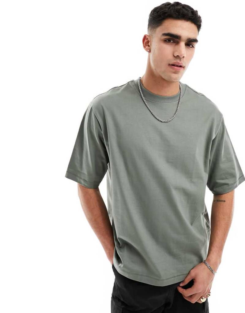 Only & Sons - Oversize-T-Shirt in Salbeigrau von ONLY & SONS