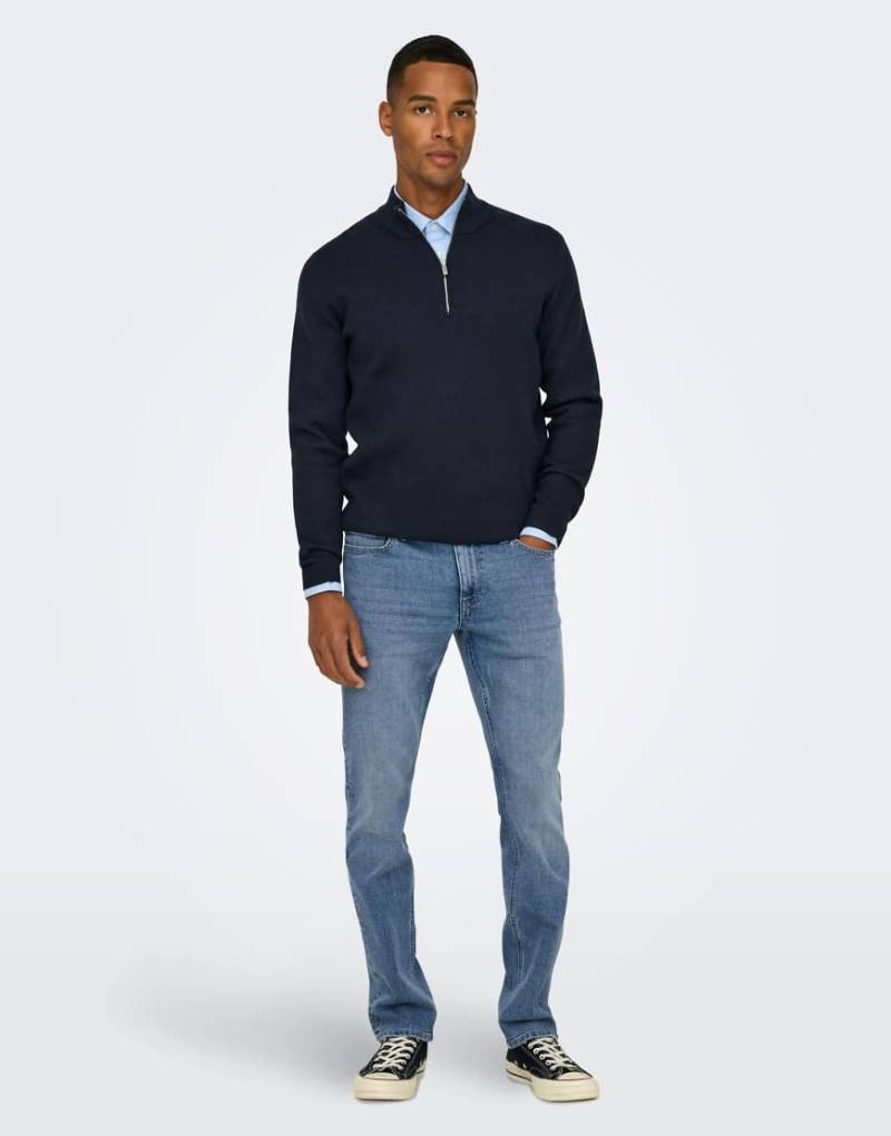 Only & Sons - Schmale Jeans in Hellblau von ONLY & SONS