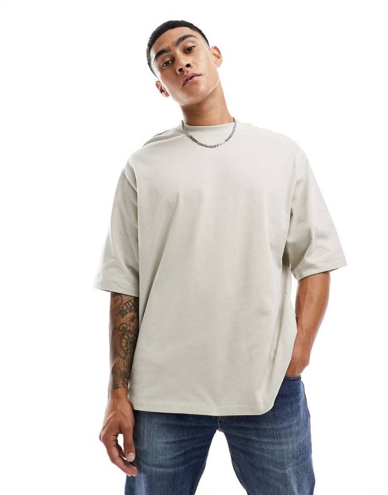 Only & Sons - Super-Oversize-T-Shirt in Beige-Neutral Only & Sons - Super-Oversize-T-Shirt in Beige-Neutral von ONLY & SONS