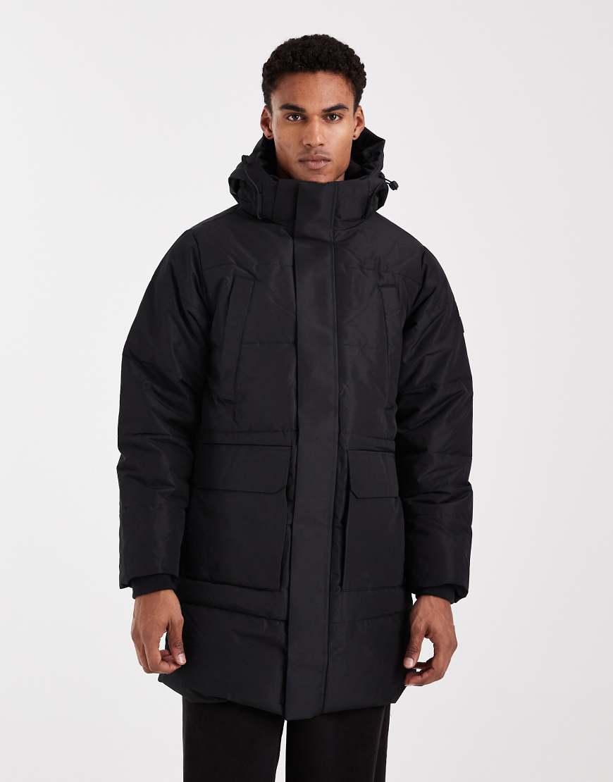 Only & Sons - Wattierter Parka in Schwarz von ONLY & SONS
