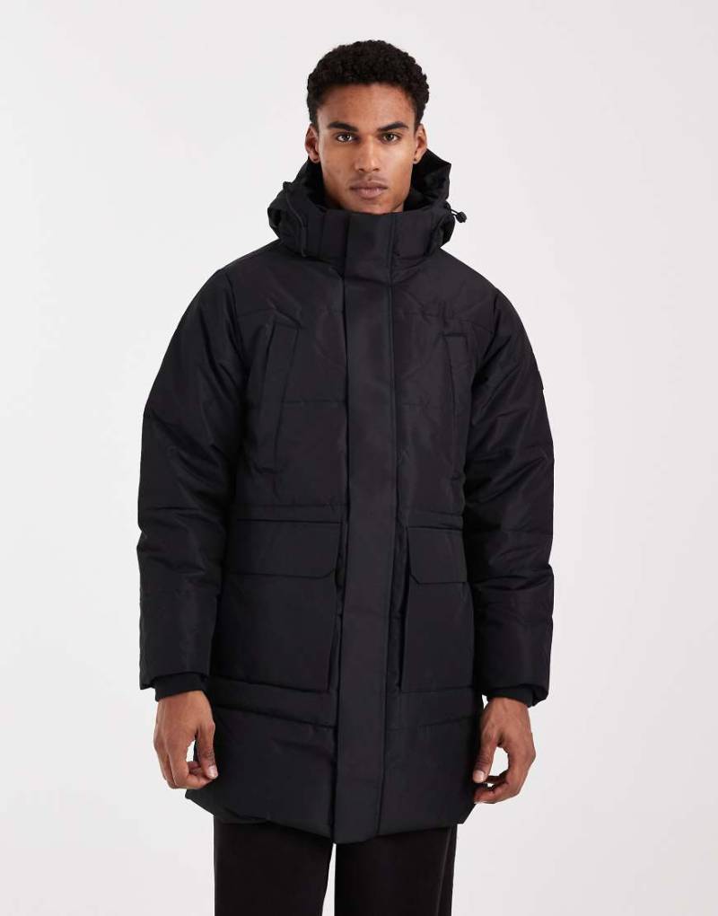 Only & Sons - Wattierter Parka in Schwarz von ONLY & SONS