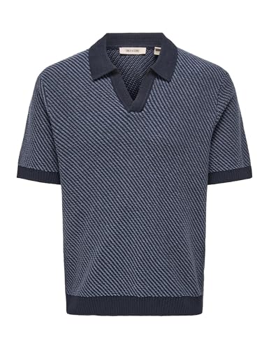 Onsadrian Life Reg 7 Ss Resort Polo Knit von ONLY & SONS