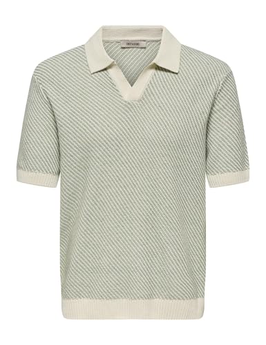 Onsadrian Life Reg 7 Ss Resort Polo Knit von ONLY & SONS