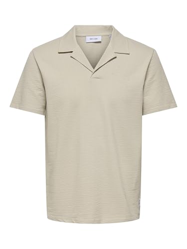 Onskian Reg Seersucker Resort Polo von ONLY & SONS
