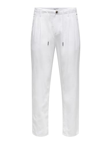 Onsleo Crop Linen Mix 0048 Pant von ONLY & SONS